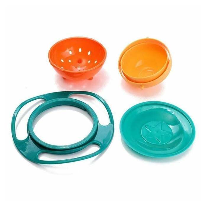 360° Rotate Spill-Proof Bowl