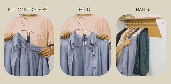 Fast Sale-Foldable hangers - Free up space in your wardrobe