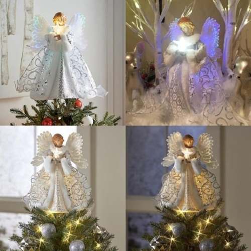 Resin Animated Tree Topper - Celestial Angel