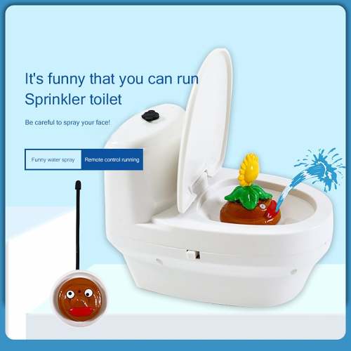 Remote-controlled Mobile Water-spraying Toy Toilet Truck（BUY 2 Free Shipping）