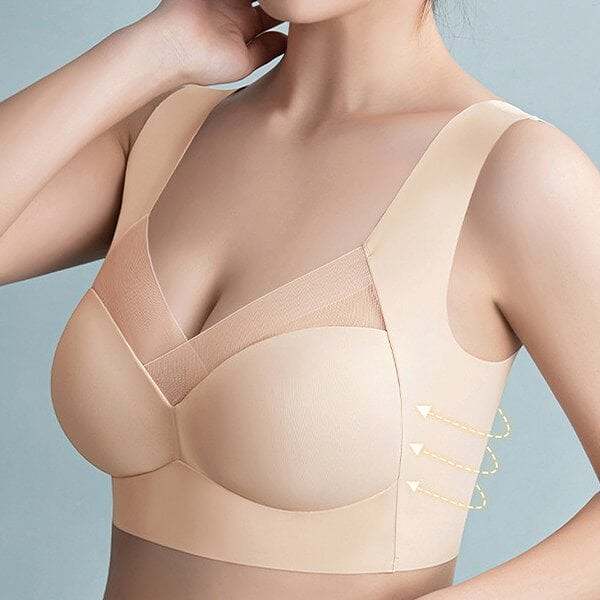 Fashion Deep Cup BraSummer sexy Push Up Wireless Bras (Size runs the same as regular bras)