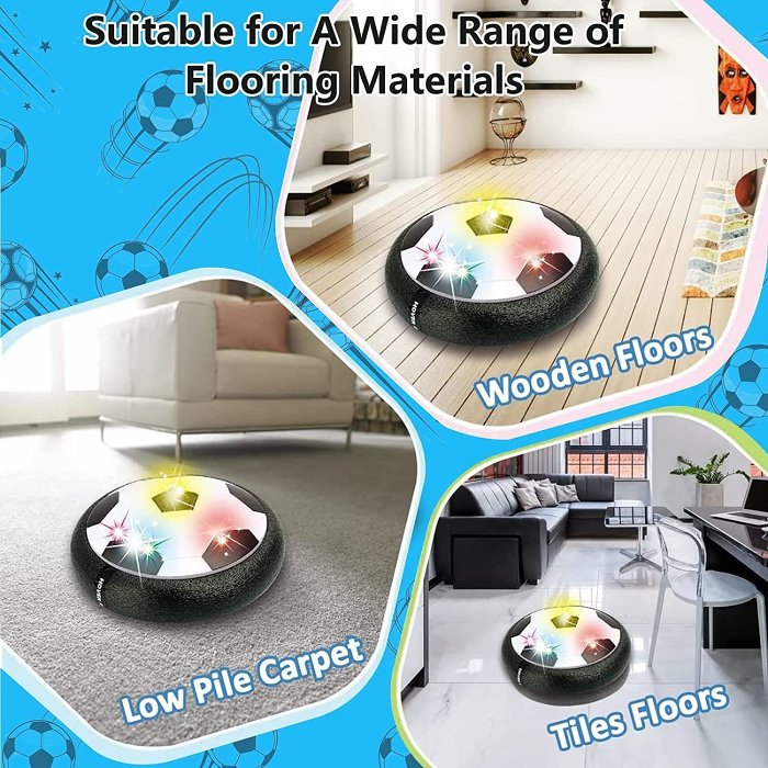 (Early Christmas Sale- SAVE 49% OFF)LED Light Hover Soccer BallBUY 2 FREE SHIPPING