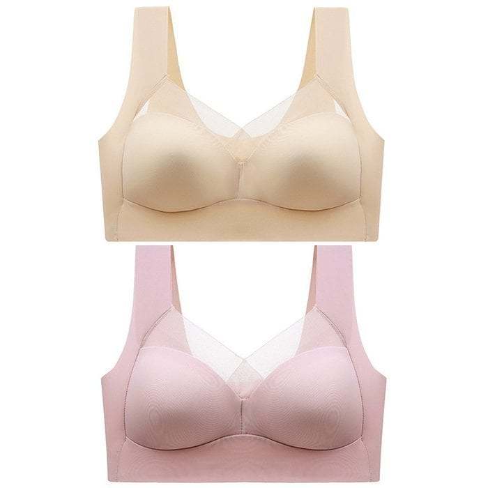 Fashion Deep Cup BraSummer sexy Push Up Wireless Bras (Size runs the same as regular bras)