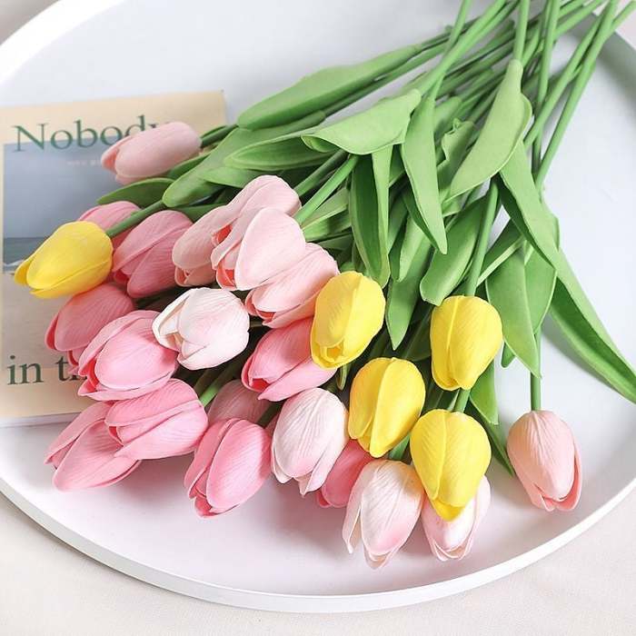 Spring Hot Sale-49%-Artificial Tulip Flowers-11 Colors Alternative