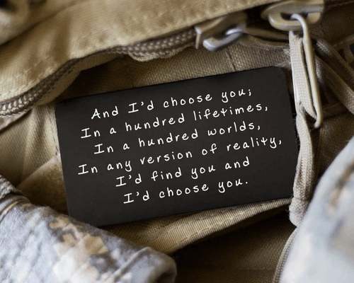 And I'd choose you Engraved Metal Wallet Card