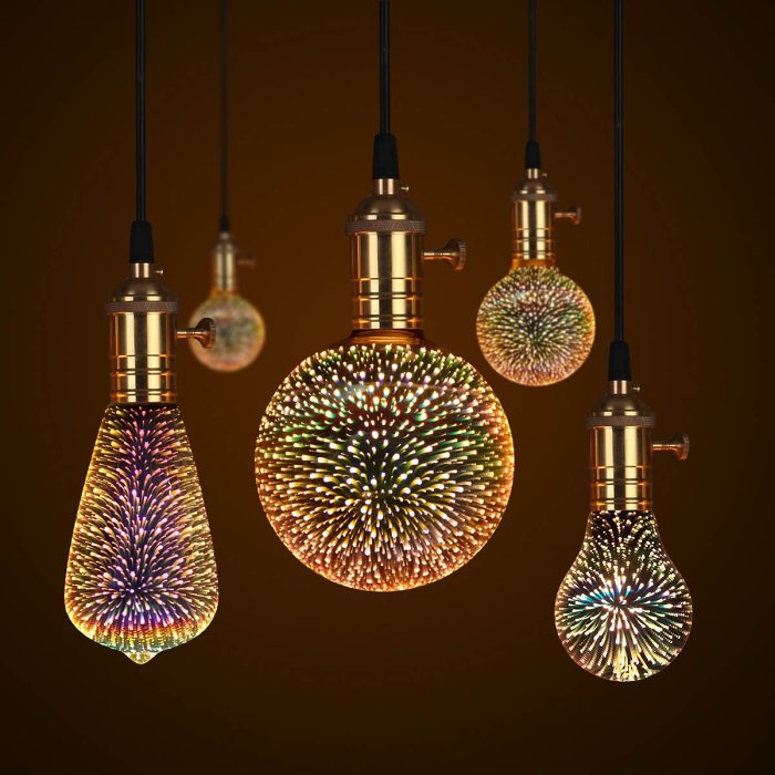 SUMMER SALE 40% OFF3D Fireworks LED Light Bulb