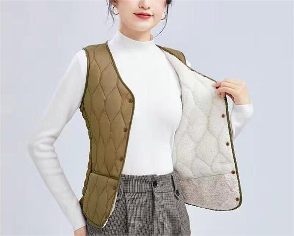 New Sleeveless Thickened Vest