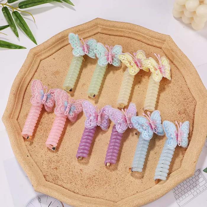 Butterfly Telephone Wire Hair Bands for Kids