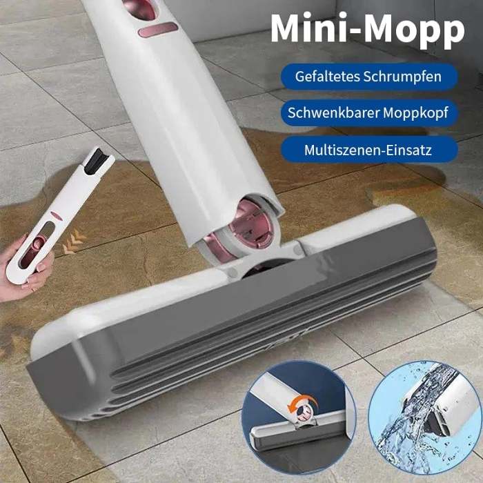 180° Portable Mini Wringer Mop