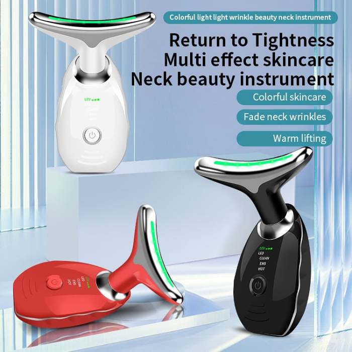 Electric Facial and Neck Beauty Device