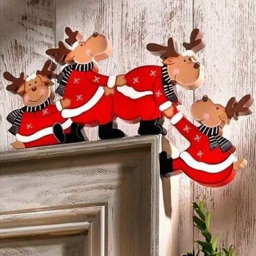 Christmas door frame decoration（5PCS Free Shipping）