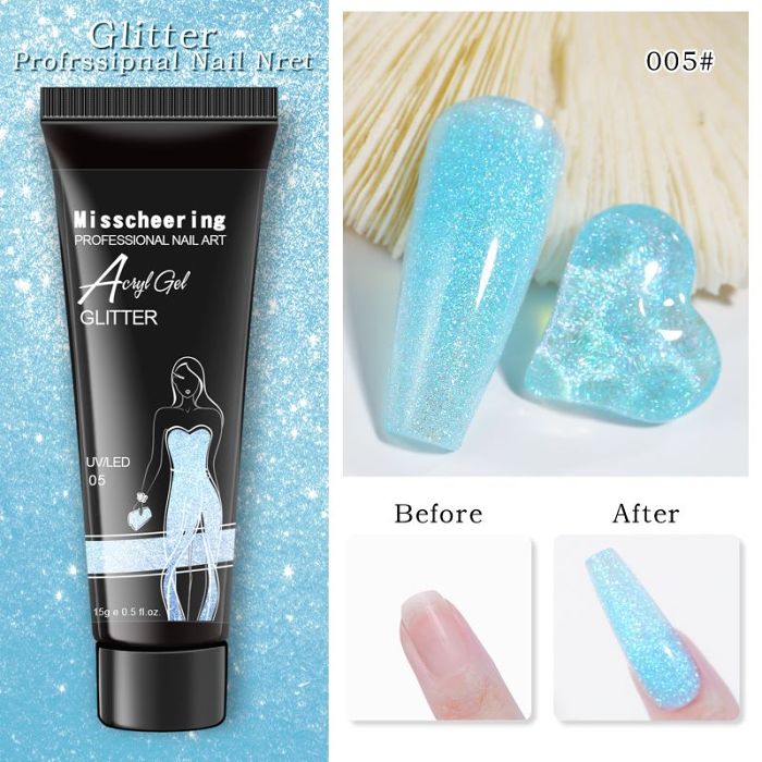 HOT SALE 49% OFFGlitter Poly Nail Gel for Beginner