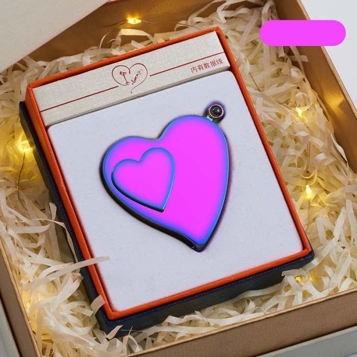 Heart-Shaped Lighter Two Modes Refillable