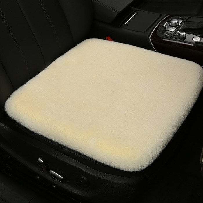 -Plush Car Seat Cushion