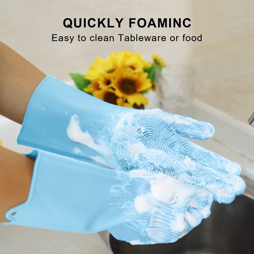 Magic Silicone Cleaning Gloves for Kitchen Household HOT SALE