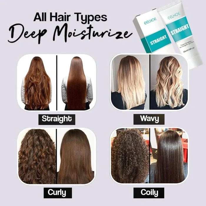 Save 45% on limited time purchase  Silk and Keratin Treatment Hair Straightening Cream