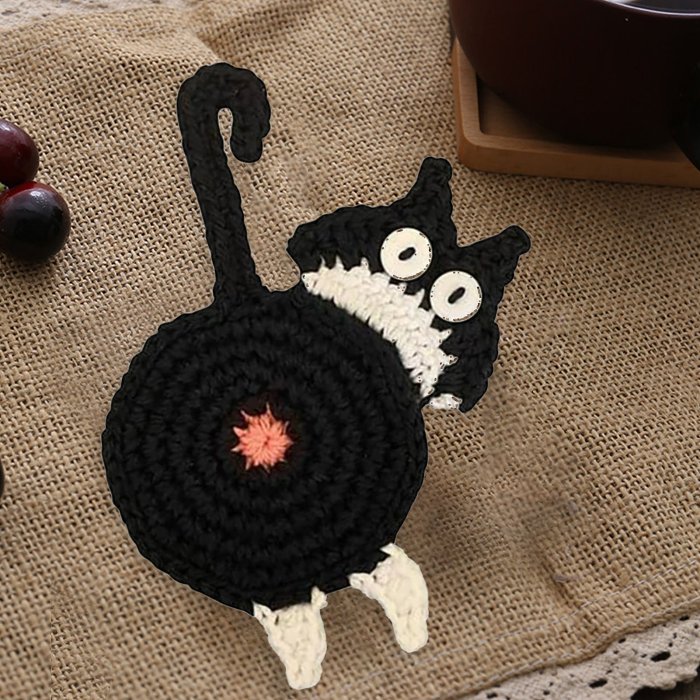 Early Christmas Sale -Cat Butt Coasters-Buy 3 Get 1 Free