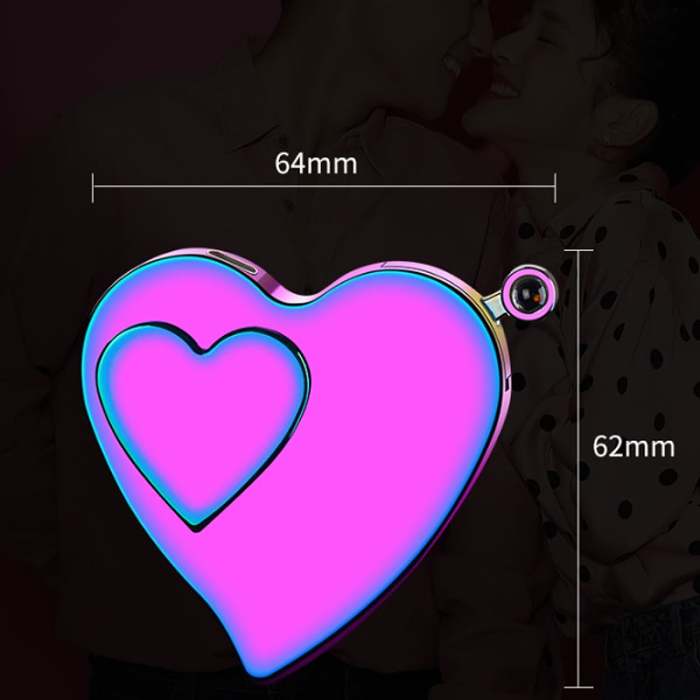 Heart-Shaped Lighter Two Modes Refillable