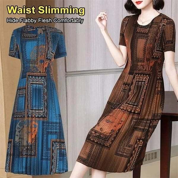 Fashion pleated dress