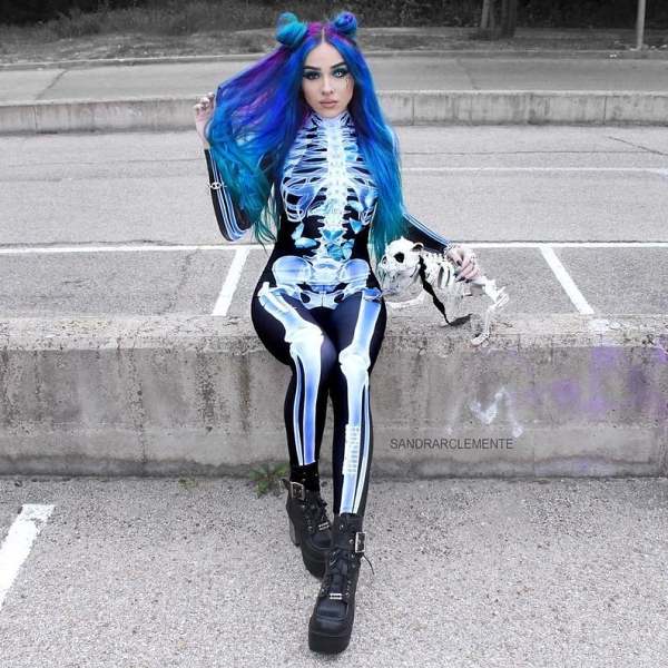 Last Day Promotion -Halloween Couple Skeleton Bodysuit-[Halloween Sale]
