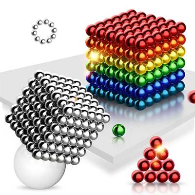 (Last Day Promotion - 49% OFF) Multi Colored DigitDots 216 Pcs Magnetic Balls