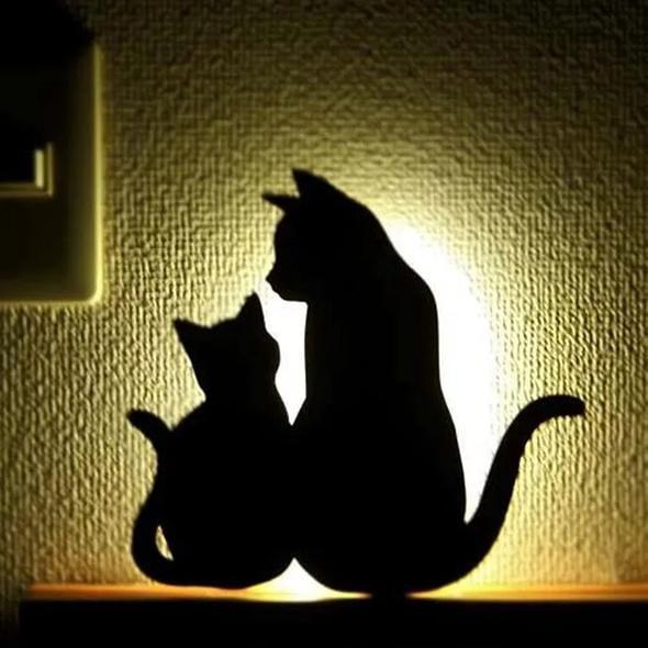 [Last day flash sale60% OFF] Cat Night Light - LED Sound Control B