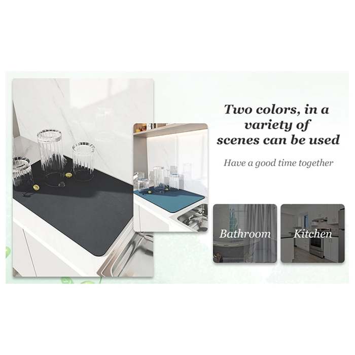 2023 New Kitchen Super Absorbent Draining Mat-Buy 2  Free Shipping