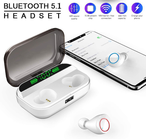 [50% OFF Today Only] 3D Stereo Audio Touch Control Wireless Earbuds