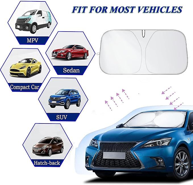 Last Day Promotion 60% OFFFoldable Car Windshield Sunshade