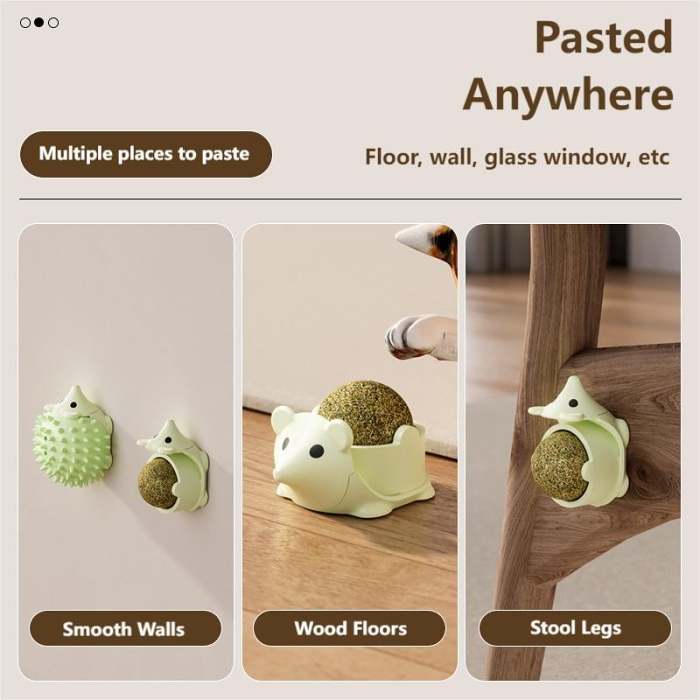 Hedgehog Catnip Ball Toy