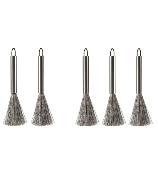 Dish Brush-Kitchen Cleaning Brush for Pans Stoves Cast Iron Skillet Cleaning Dishes Pots