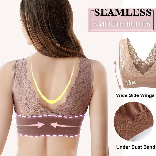 Push Up Comfort Super Elastic Breathable Lace Bra