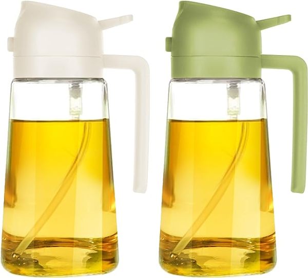2 in 1 Olive Oil Dispenser and Oil Sprayer