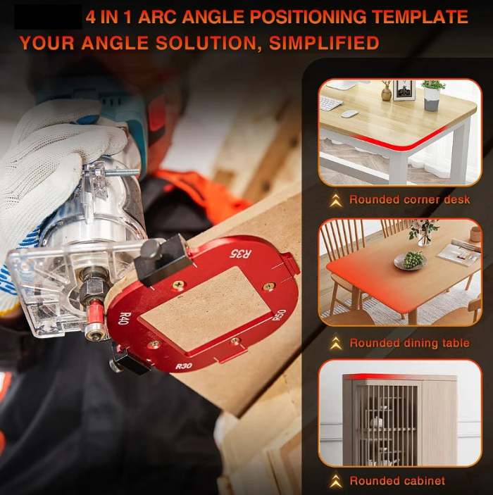 Last Day Promotion 49% OFF4 In 1 Arc Corner Positioning Template
