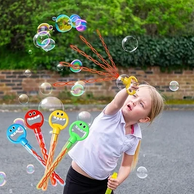 SUMMER HOT SALE- 49% OFF2024 New 32 Hole Smiling Face Bubble Wand
