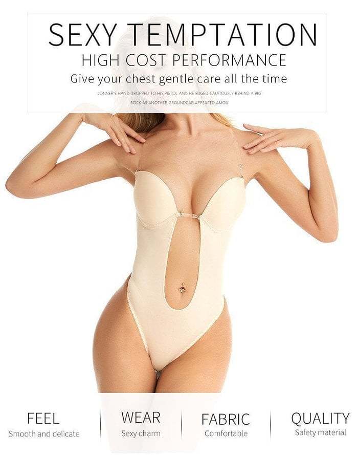 InviShaper - Plunge Backless Body Shaper Bra