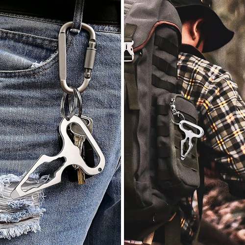 (FACTORY OUTLET-49% OFF) Outdoor Multifunctional Keychain