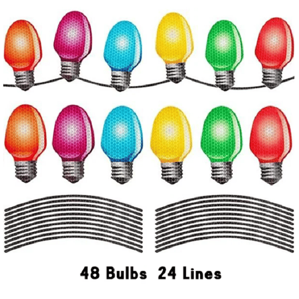 TODAY 48% OFF - Magnet Reflective Light Bulb Decorations