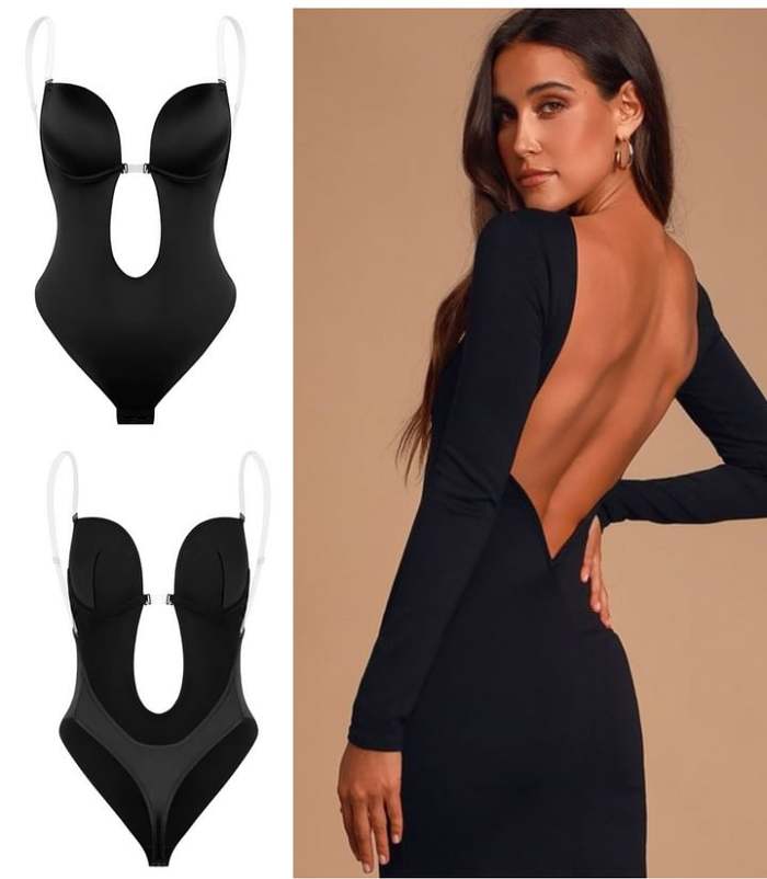 InviShaper - Plunge Backless Body Shaper Bra