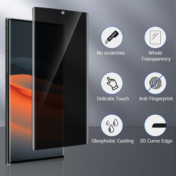 SamsungInvisible Artifact Screen Protector -Dust Free Without Bubbles
