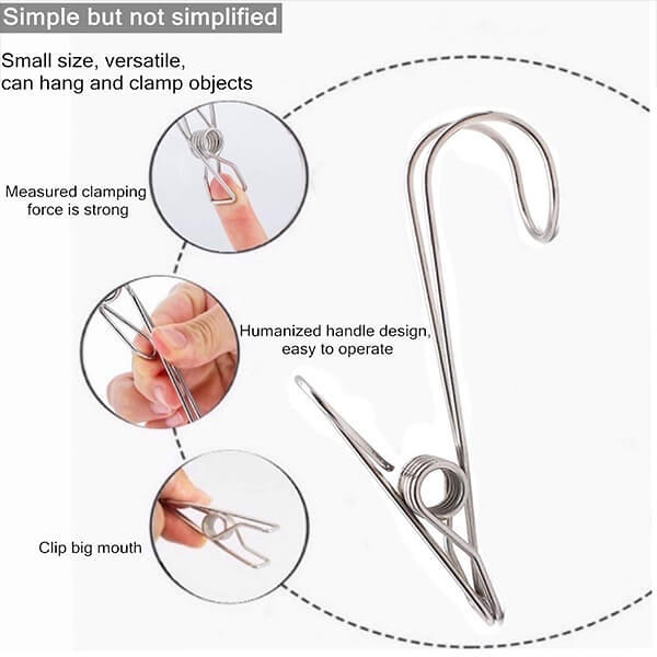 Long Tail Clip With Hook