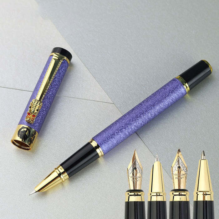 Fine Art Tip Metal Tap Fountain Pen