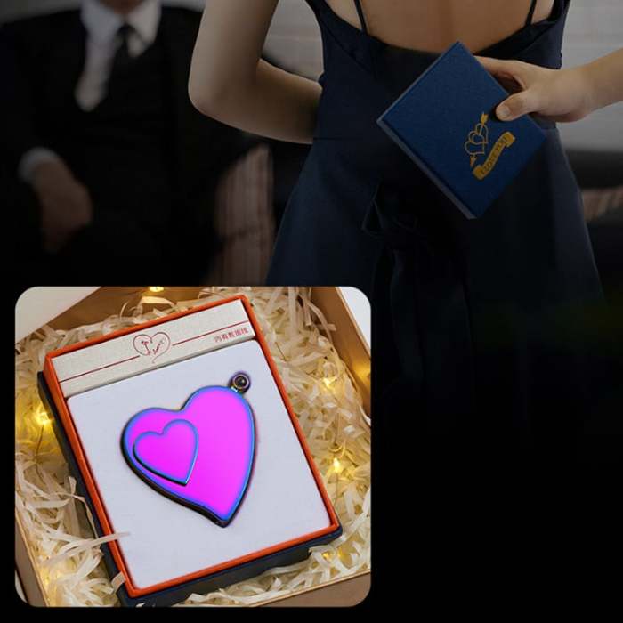 Heart-Shaped Lighter Two Modes Refillable