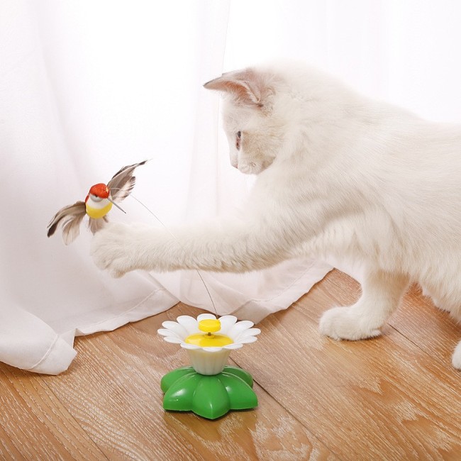 Last Day Promotions 50% OFFLifelike bird Automatic Sensing Cat Tea