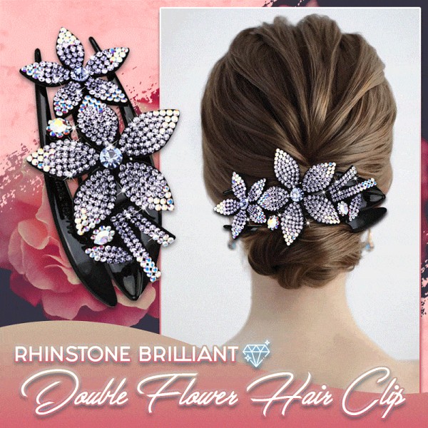 (Last Day Promotions-50% OFF) Rhinestone Hair Bun Claws Holders — Bu