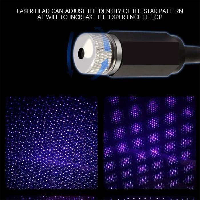 2024 New Sale-USB LIGHT CAR STAR PROJECTOR