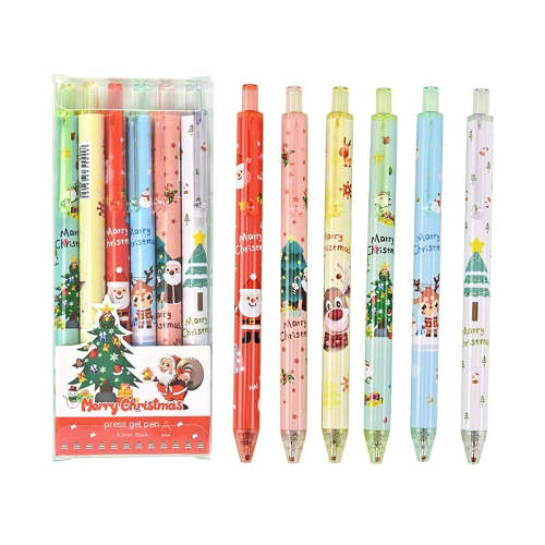 Christmas Reward Gift Press Gel Pen Ball Pen Signature Pen