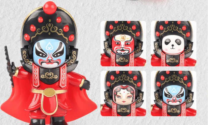 Chinese Face Changing Doll Traditional Opera Mask Dolls Child Toys Souvenir Gift