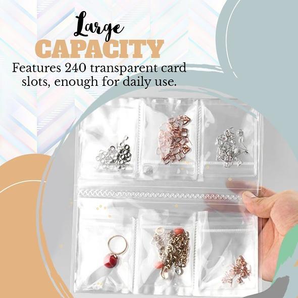 2023 Transparent Jewellery Storage Book Set