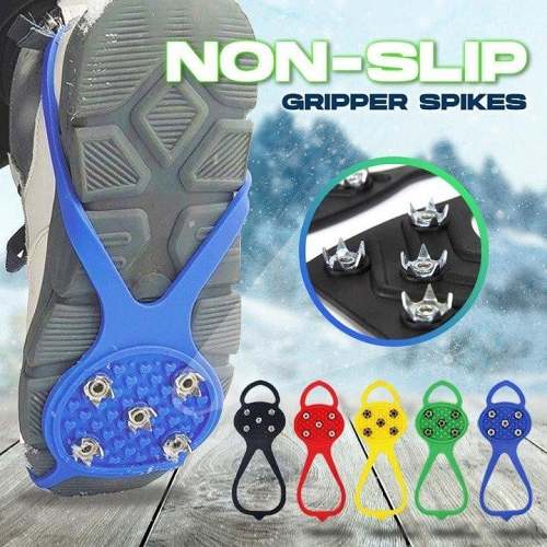 Hot SaleUniversal Gripper Spikes Non Slip Shoe Grips(1 Pair)